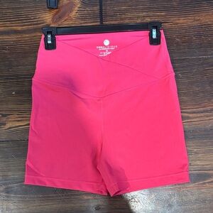 Yogalicious Women's Vibrant Pink Bike Shorts